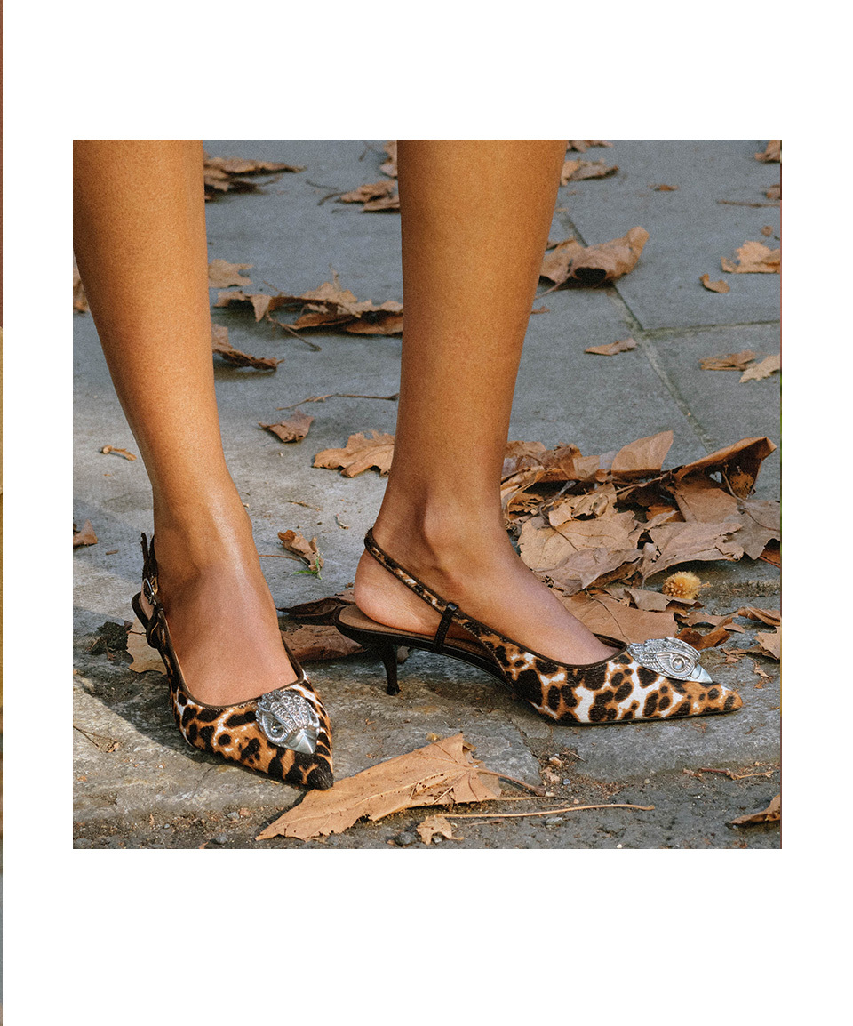 Leopard print Kurt Geiger heels